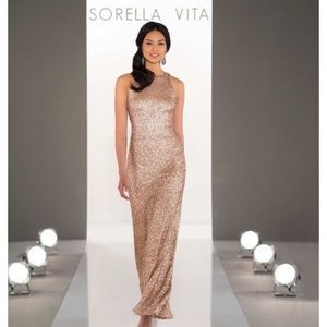 Sorella Vita Gold Sequin dress size 10